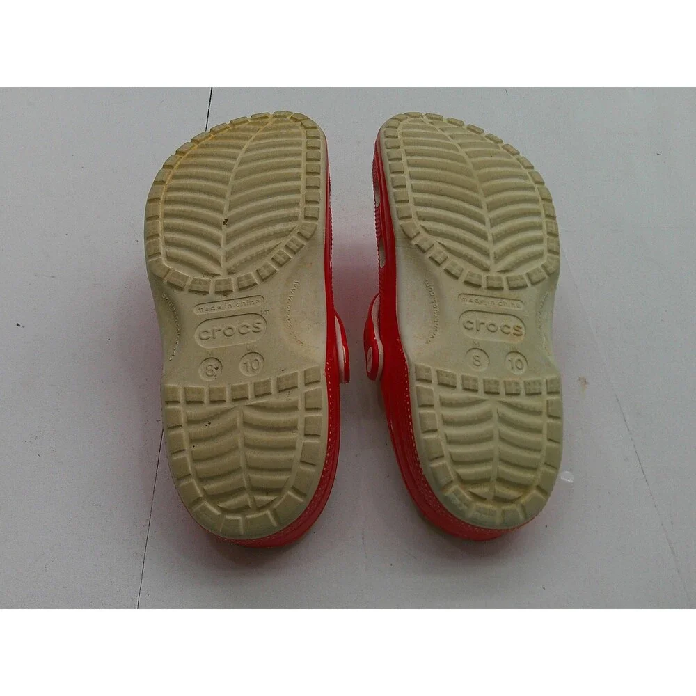 Crocs Clog Sandals Mens Size 8 Red McDonald's French Fries Slip On Casual Shoes
